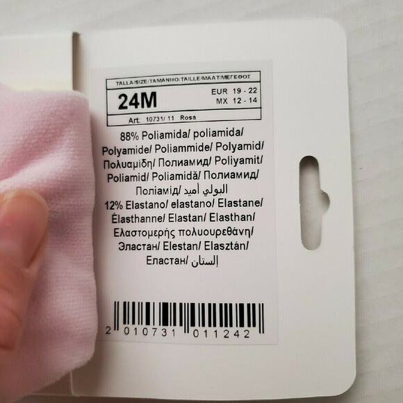 Mayoral Pink Lace Tights 24 months - Picture 6 of 7